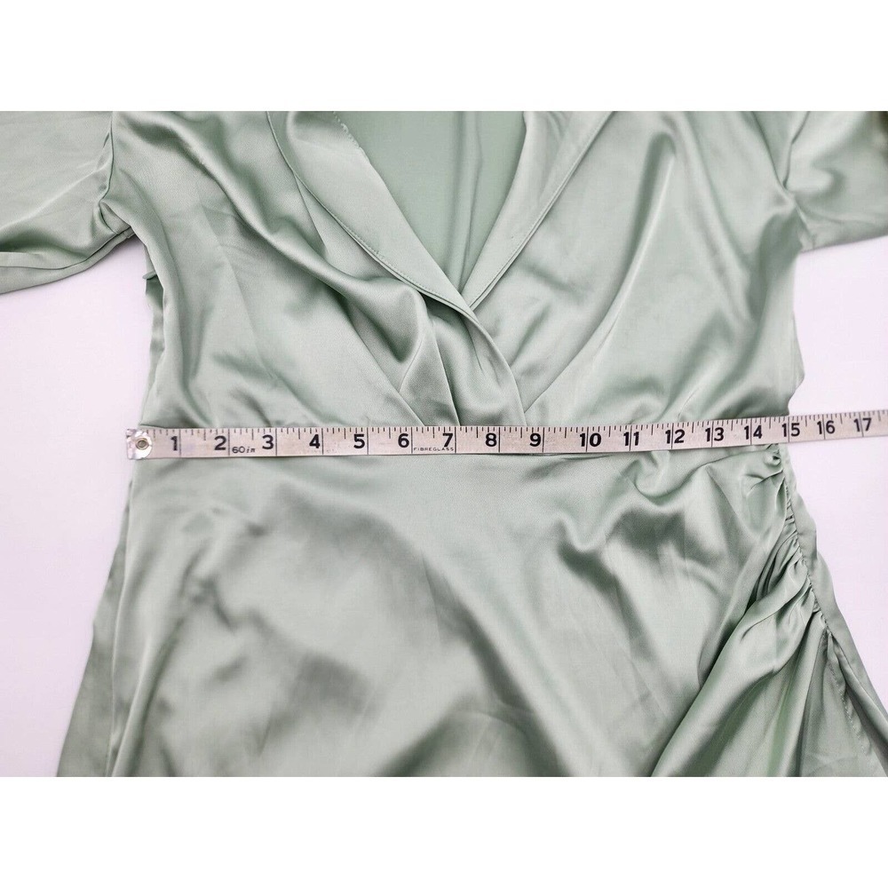 Dirty Martini Long Sleeve Pale Green Mini Dress by Cider Women's Size Large - Picture 8 of 11